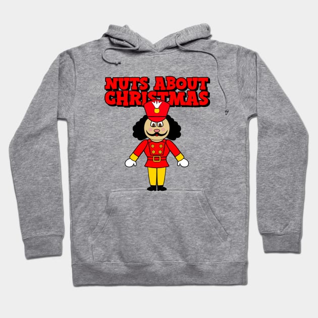 FUNNY Merry Christmas Toy Soldier Nutcracker Hoodie by SartorisArt1
